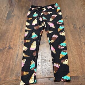 LuLaRoe Ice Cream Print Leggings